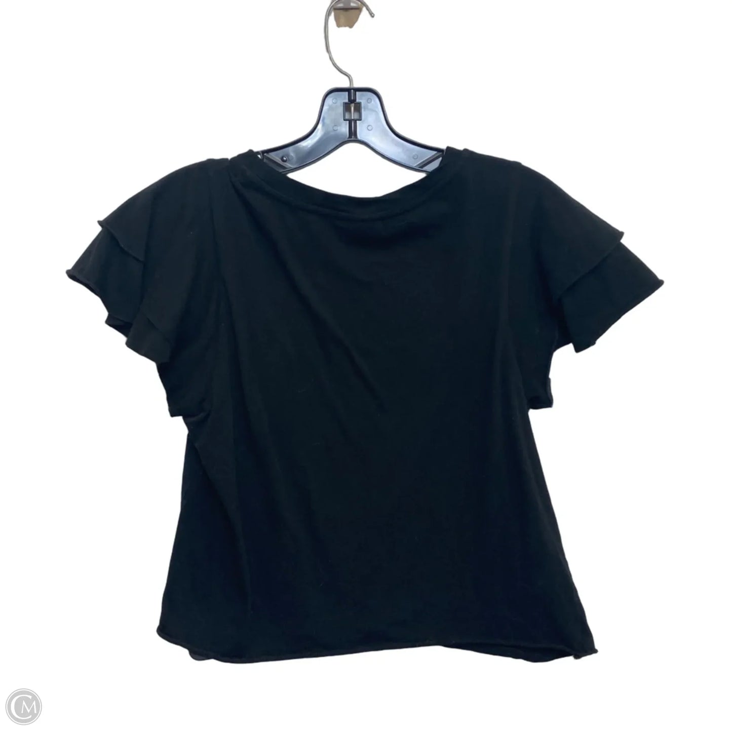 Top Short Sleeve Basic By Tresics In Black, Size: S