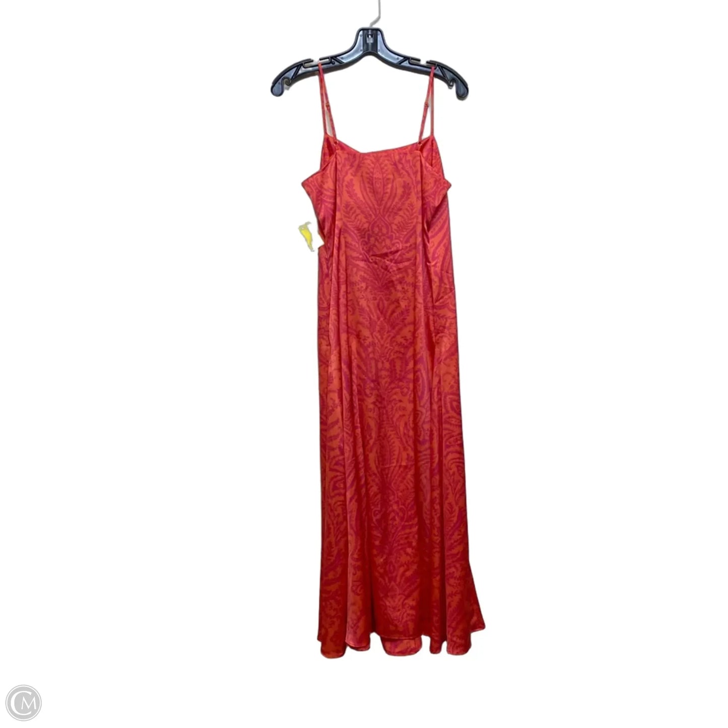 Dress Casual Midi By Loft In Orange & Pink, Size: S