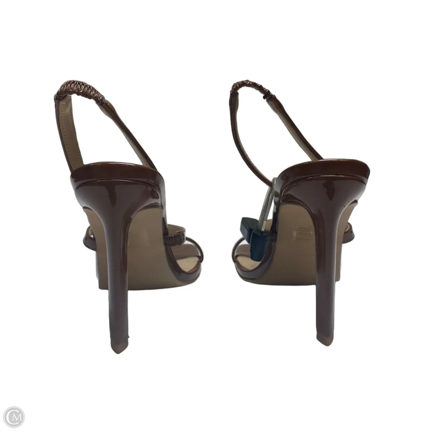Sandals Heels Stiletto By Steve Madden In Brown, Size: 8