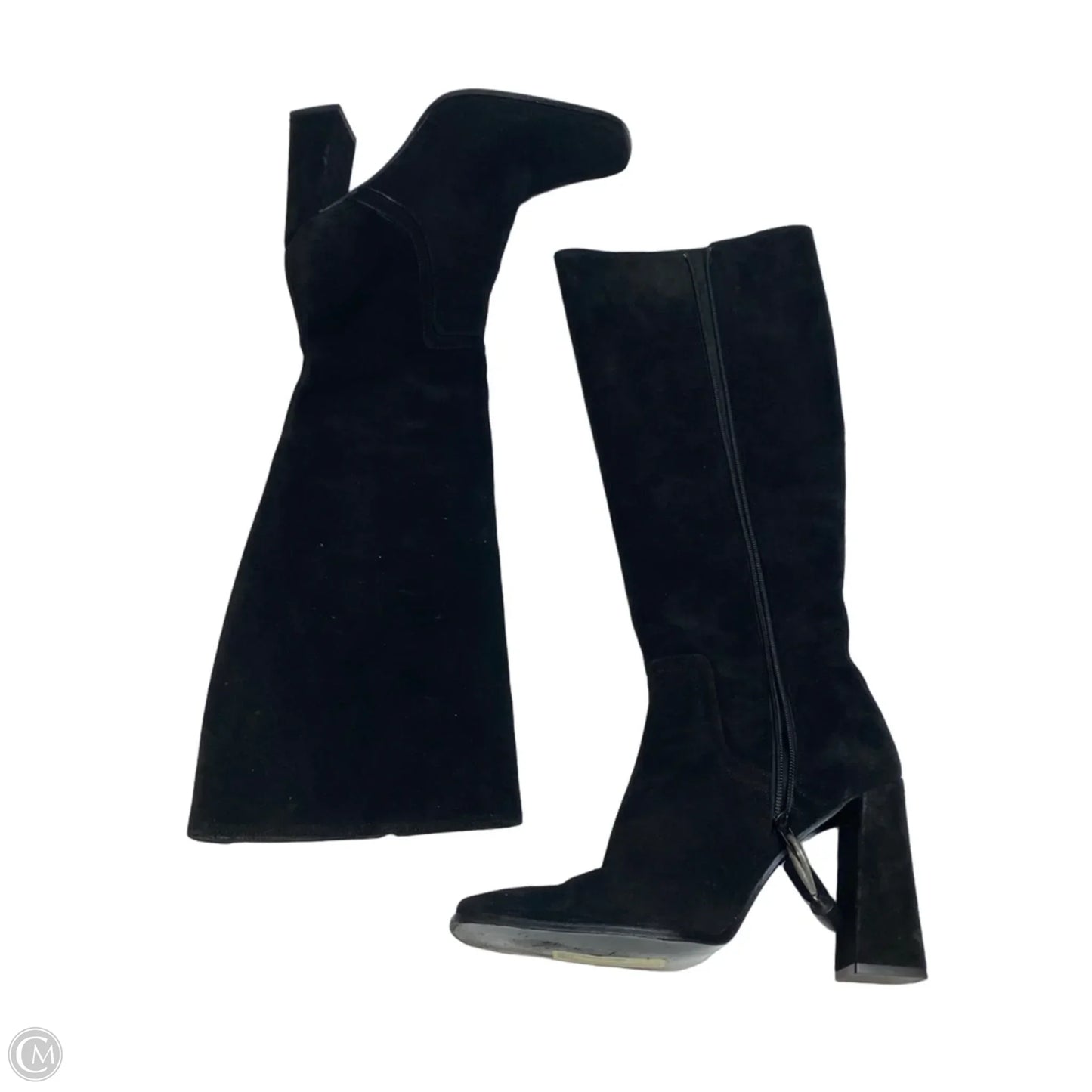 Boots Leather By By Far In Black, Size: 8.5