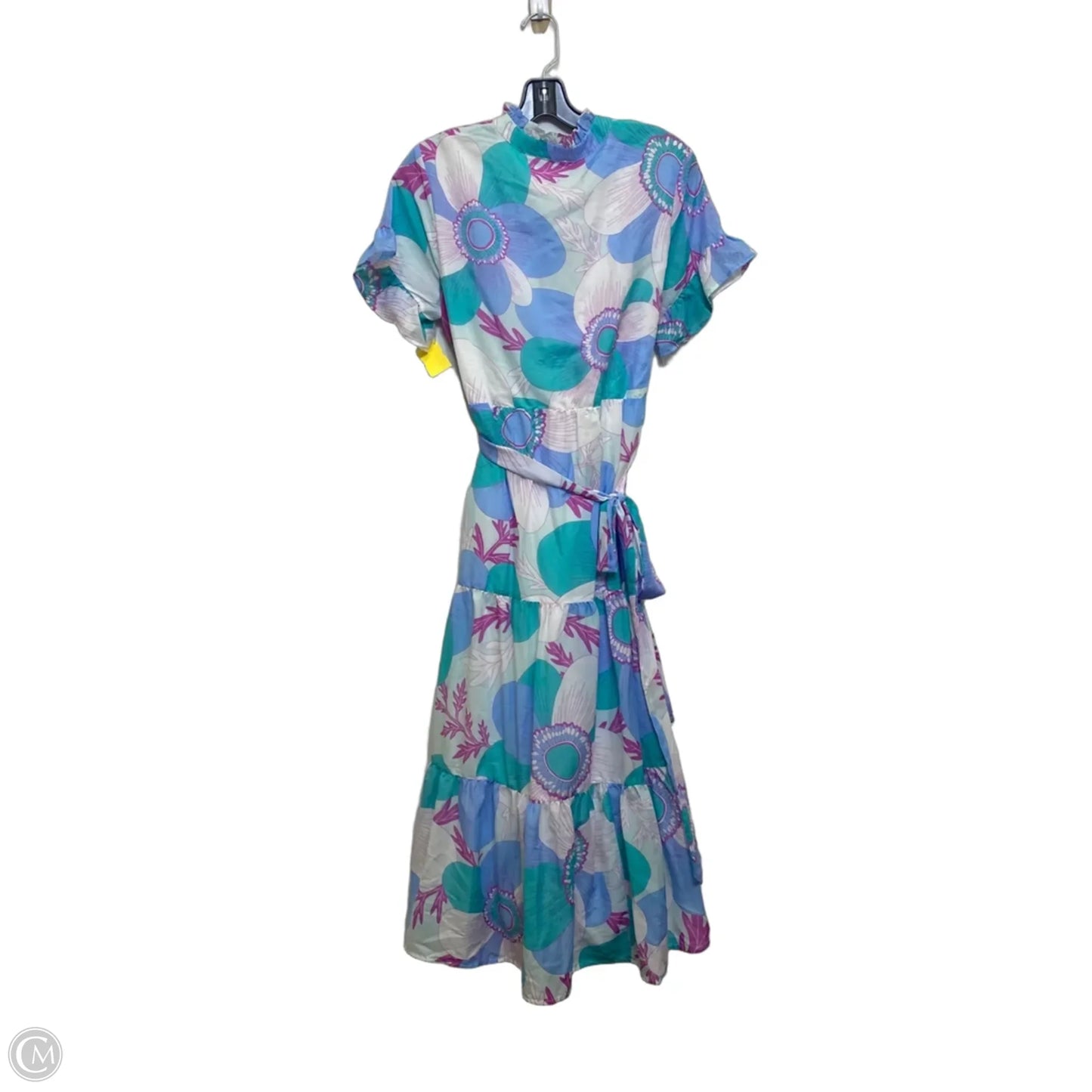 Dress Casual Maxi By J.marie In Blue & Green, Size: S