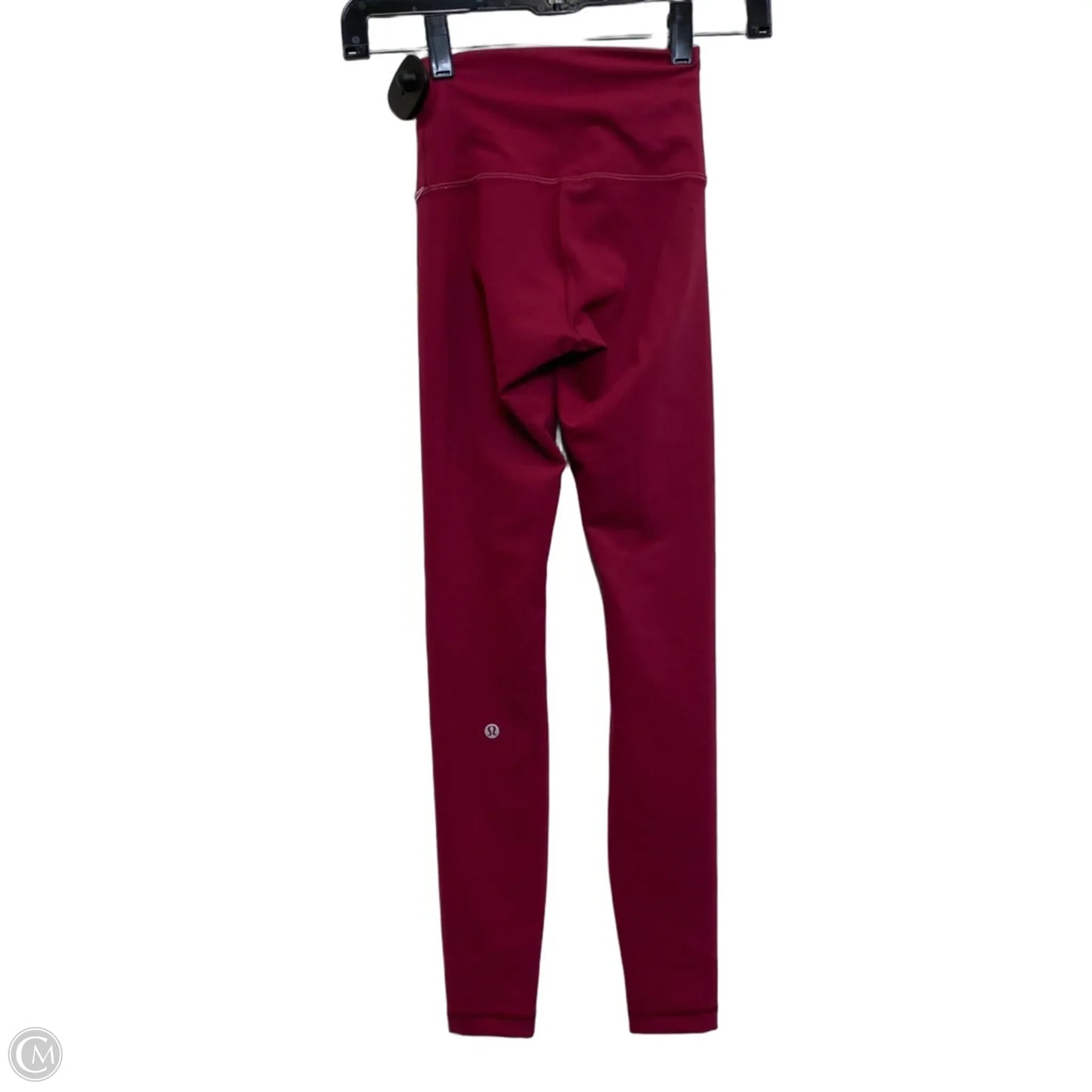 Athletic Leggings Designer By Lululemon In Pink, Size: Xs