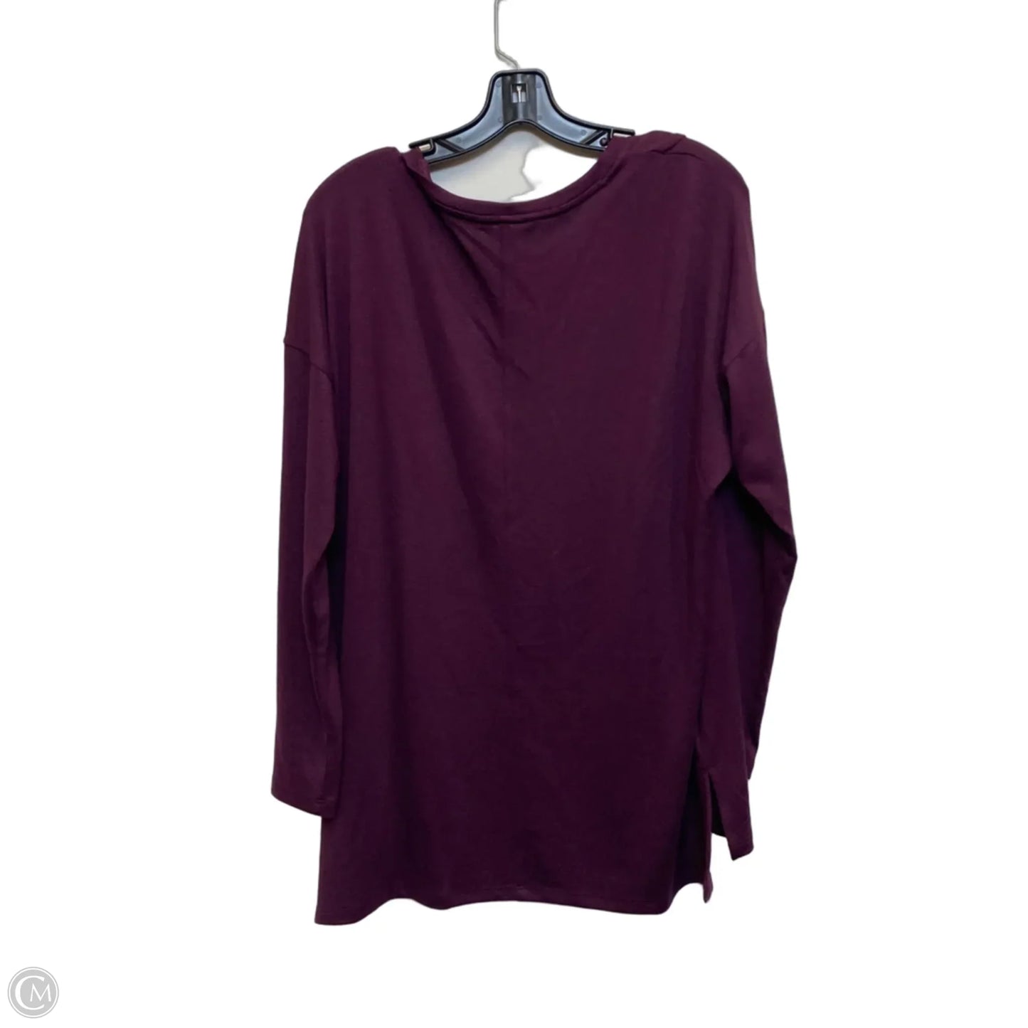 Top Long Sleeve By Banana Republic In Purple, Size: L
