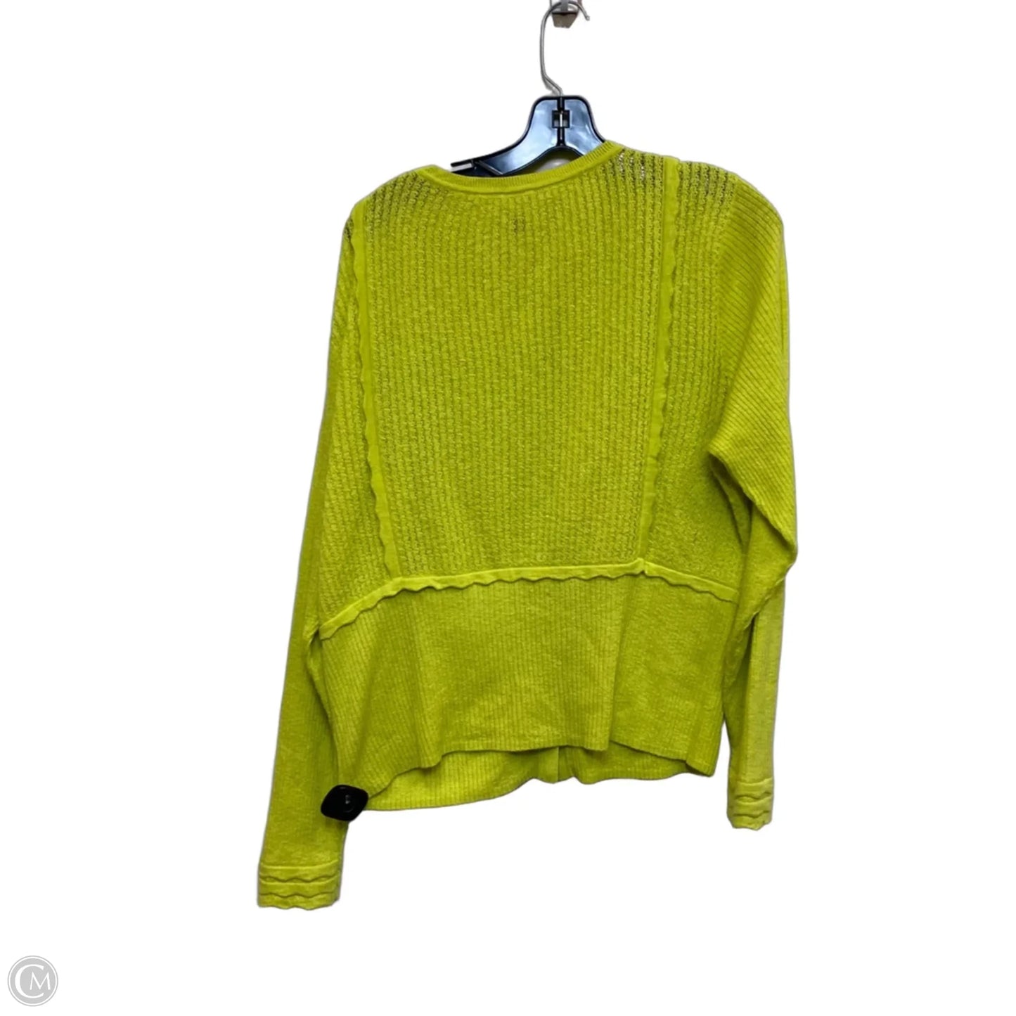 Top Long Sleeve By Cabi In Green, Size: Xl