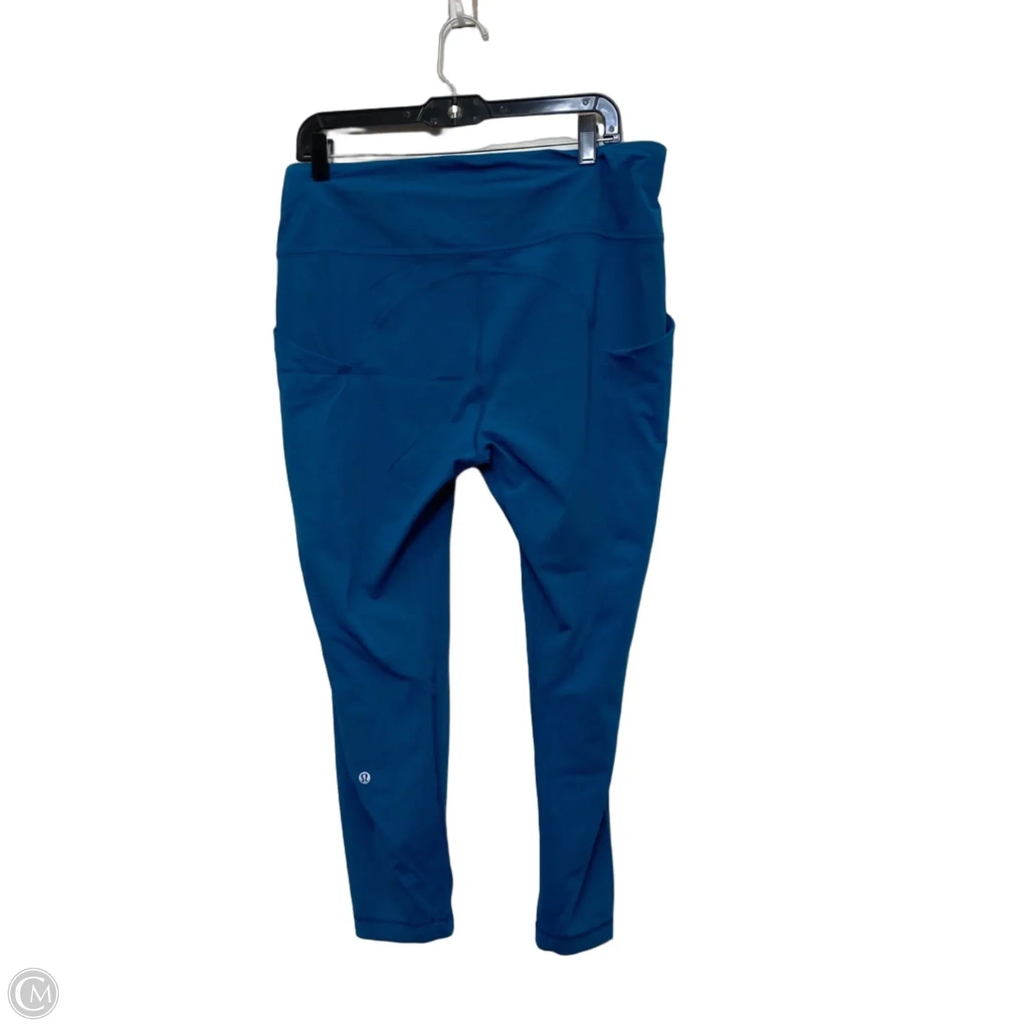 Athletic Leggings Designer By Lululemon In Blue, Size: L