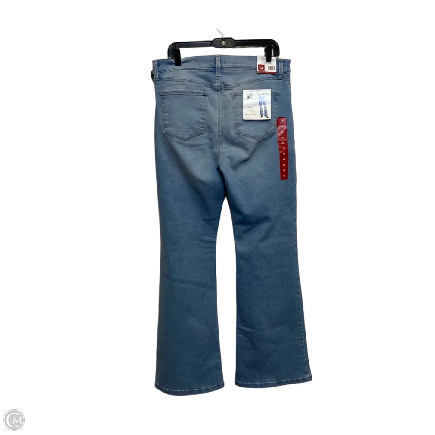 Jeans Flared By Jessica Simpson In Blue Denim, Size: 14