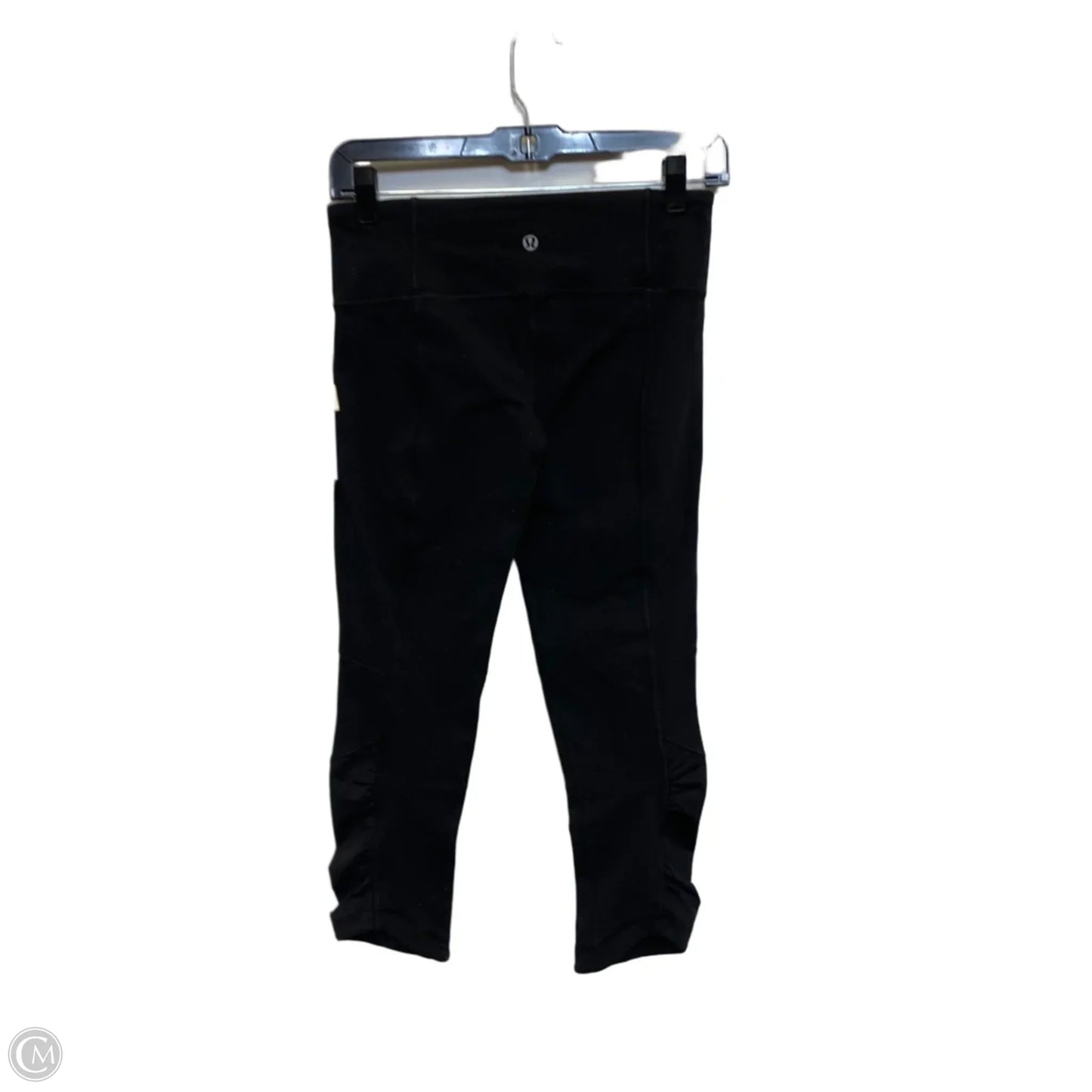 Athletic Leggings Capris Designer By Lululemon In Black, Size: 6