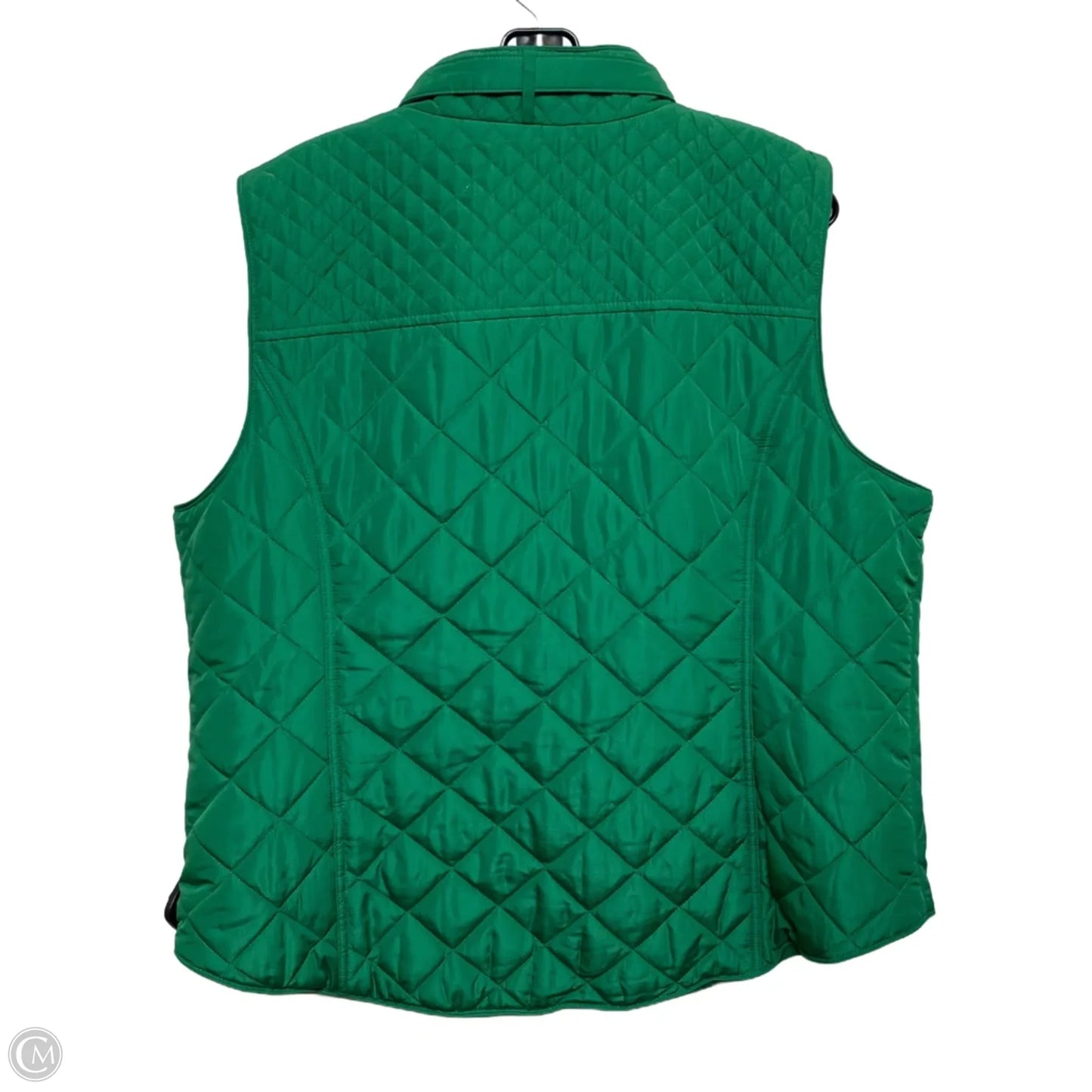 Vest Puffer & Quilted By Crown And Ivy In Green, Size: Xxl