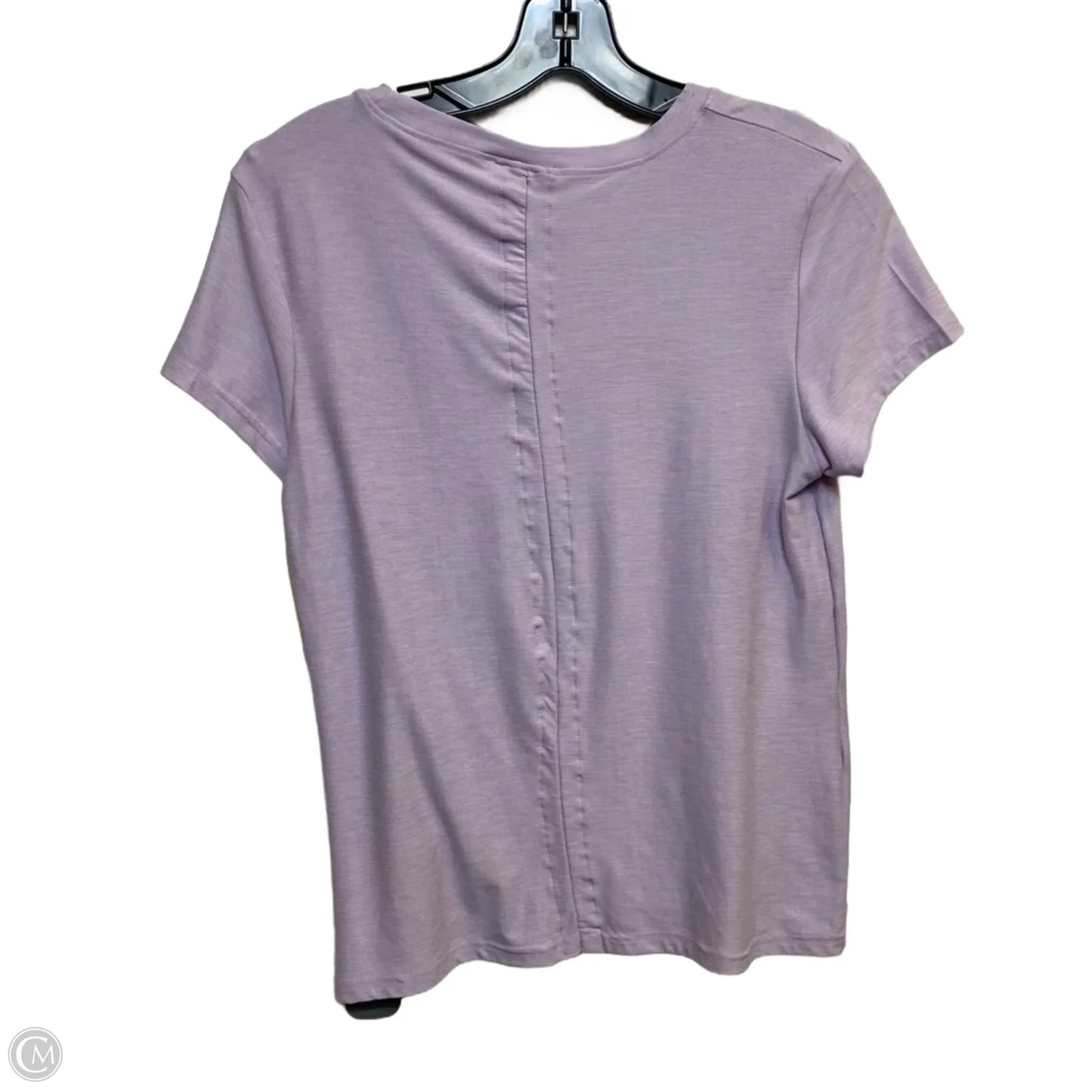 Top Short Sleeve By Ebb & Flow In Purple, Size: S