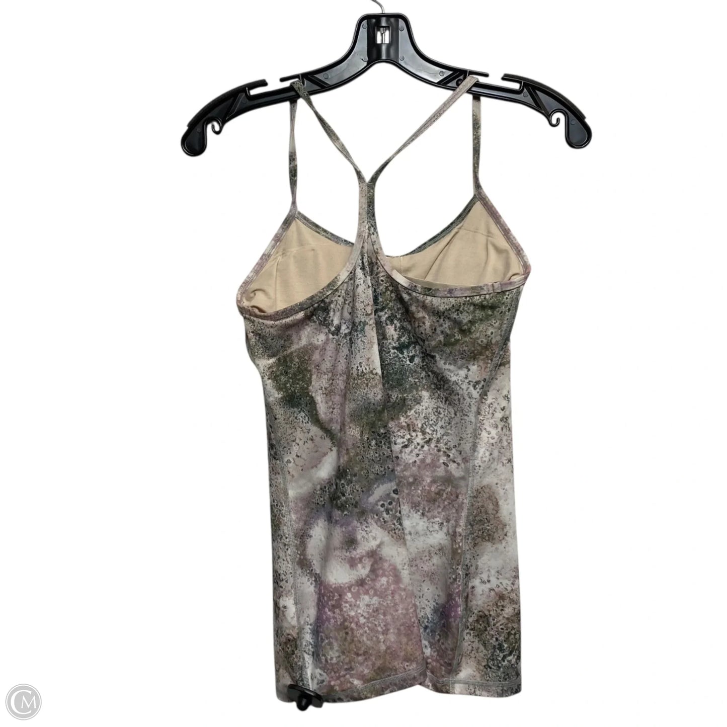 Athletic Tank Top Designer By Lululemon In Green & Purple, Size: L