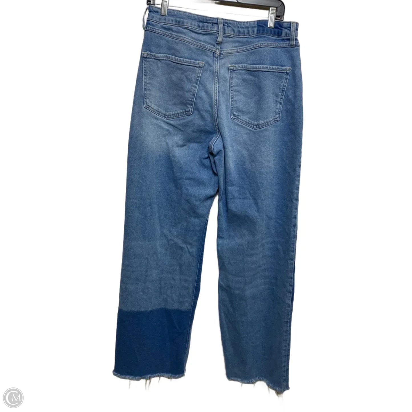 Jeans Straight By Forever 21 In Blue Denim, Size: 10