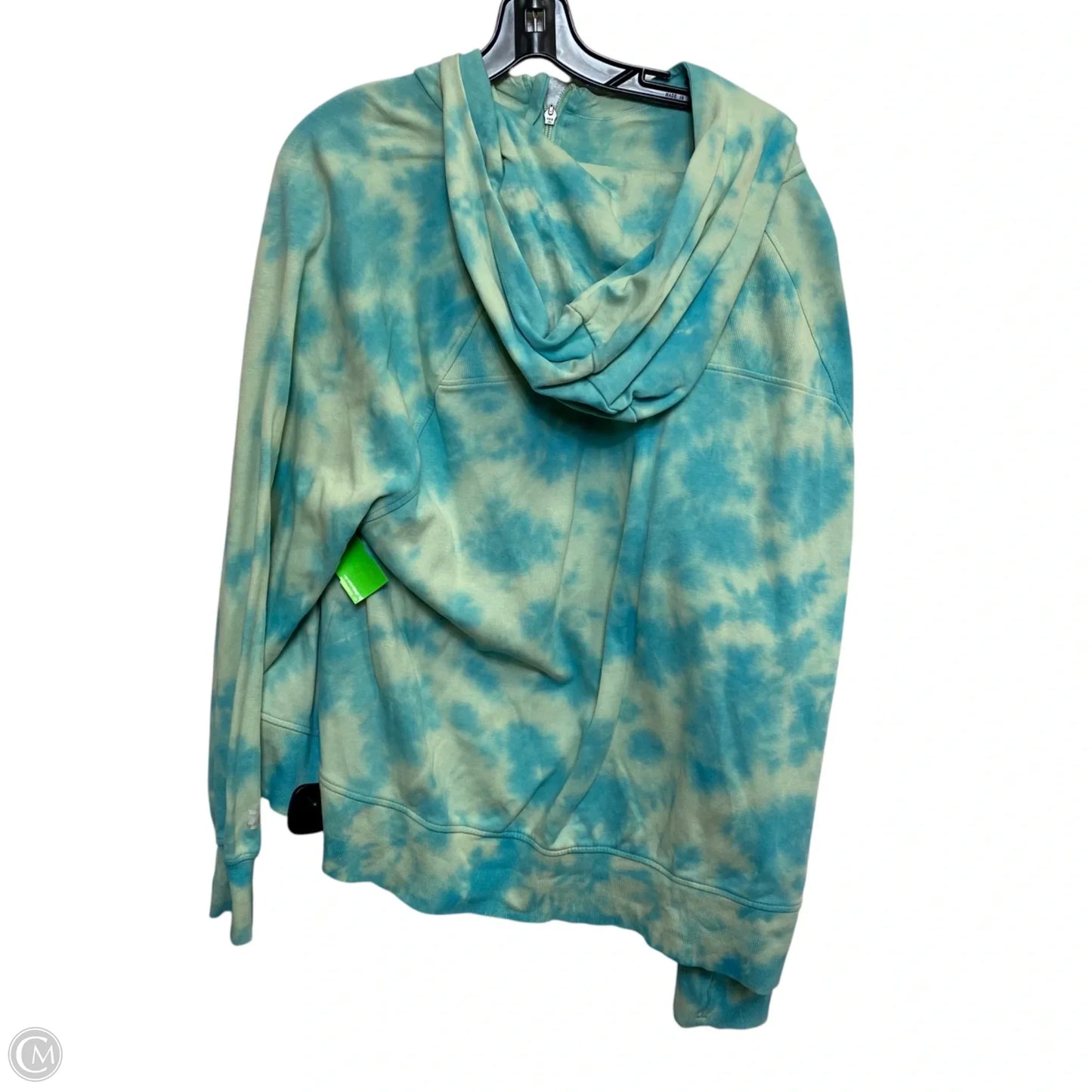 Sweatshirt Hoodie By Zelos In Green, Size: 2x