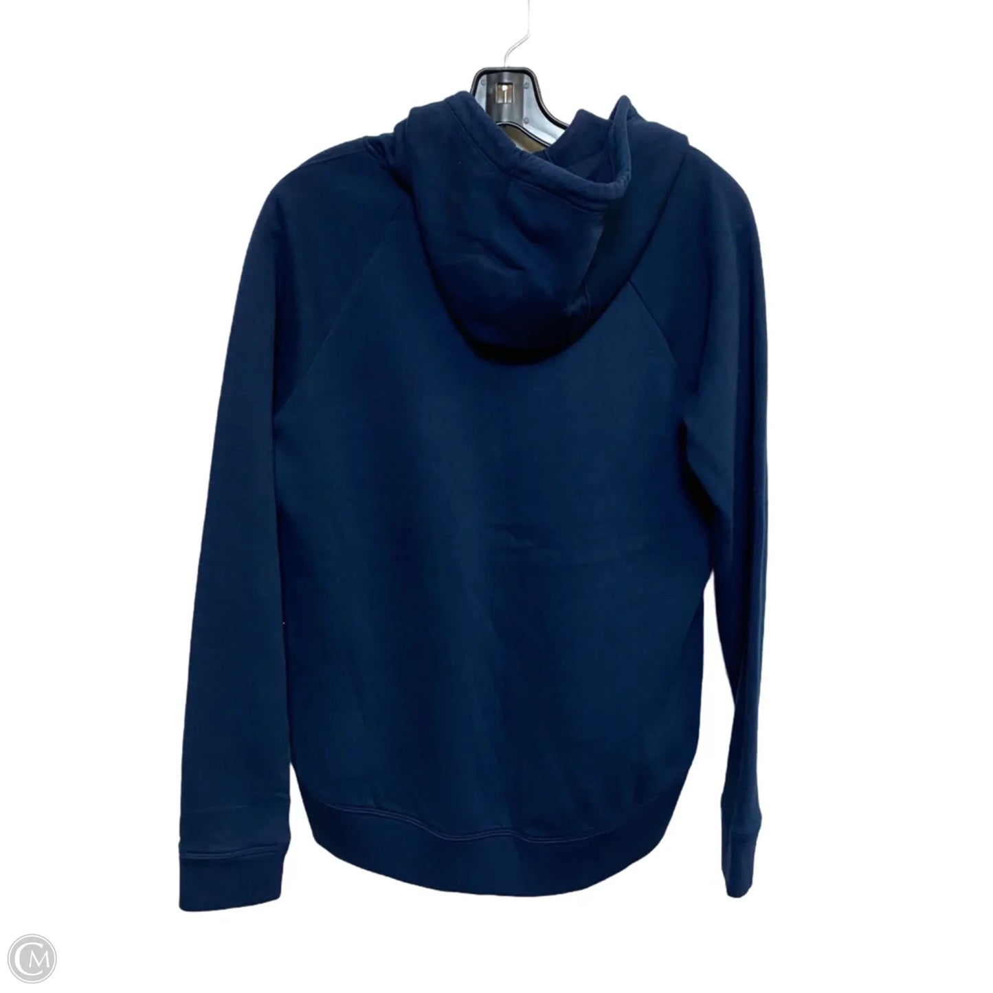 Athletic Sweatshirt Hoodie By Under Armour In Blue, Size: S