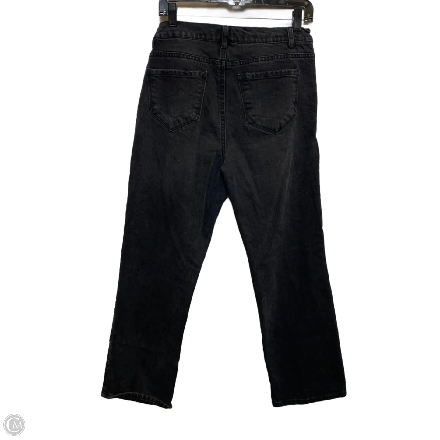 Jeans Straight By Kensie In Black Denim, Size: 8
