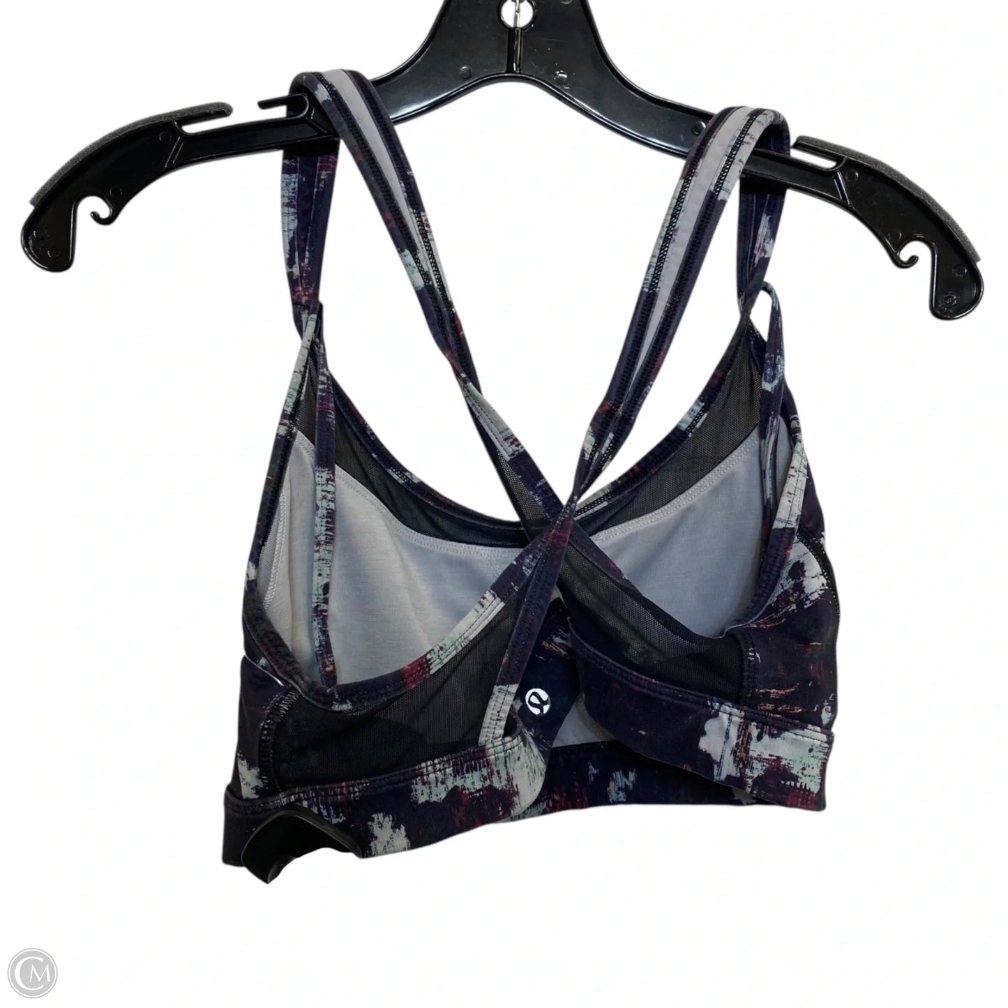 Athletic Bra By Lululemon In Blue & Purple, Size: M