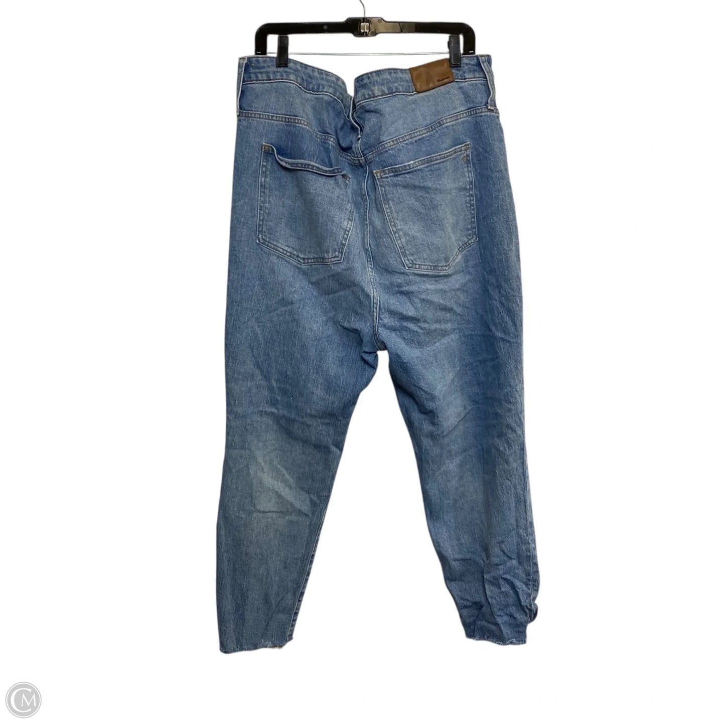 Jeans Straight By Madewell In Blue Denim, Size: 20