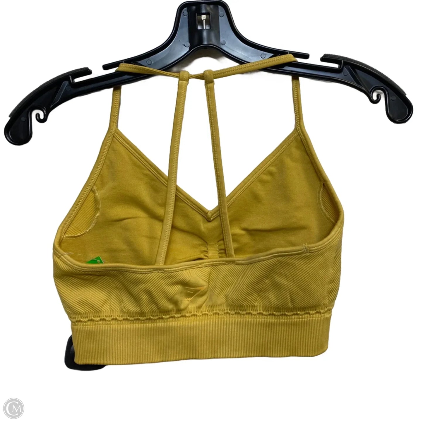 Athletic Bra By Gym Shark In Yellow, Size: M