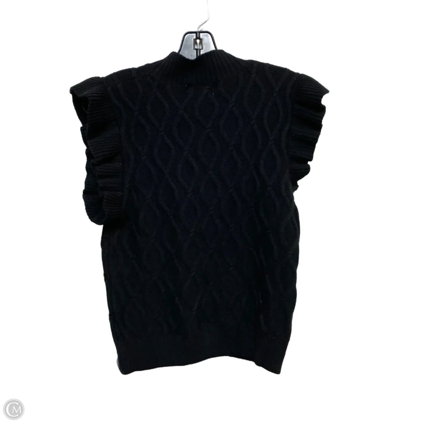 Vest Sweater By Ee Some In Black, Size: L