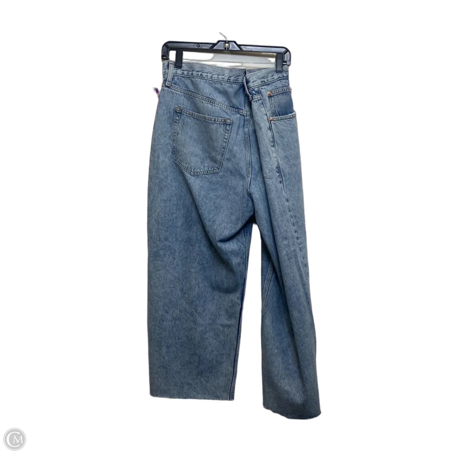 Jeans Wide Leg By Gap In Blue Denim, Size: 16