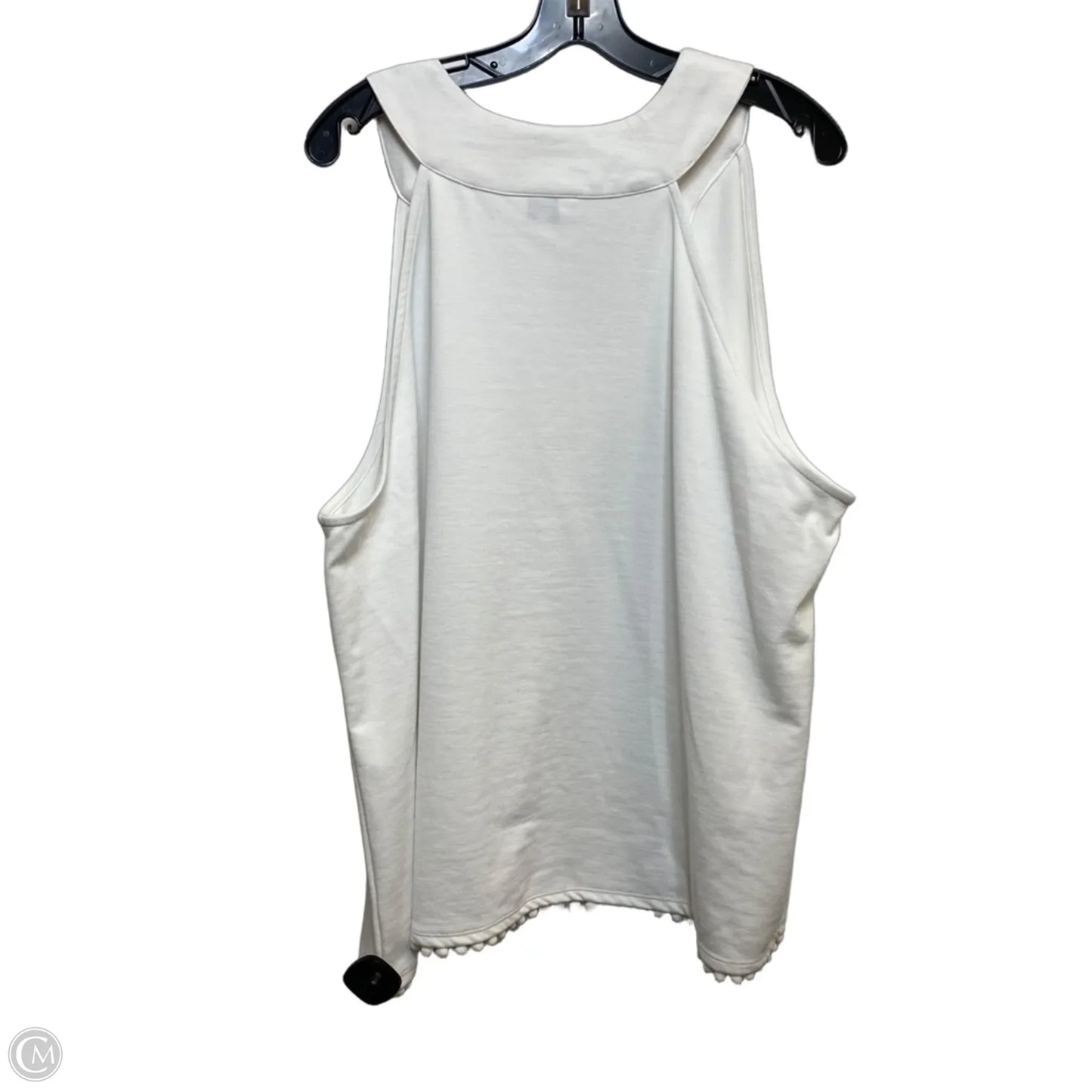 Top Sleeveless By Crown And Ivy In White, Size: 3x