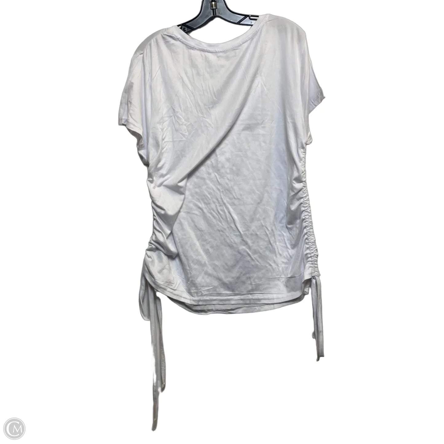 Top Short Sleeve By Splash In White, Size: 2x