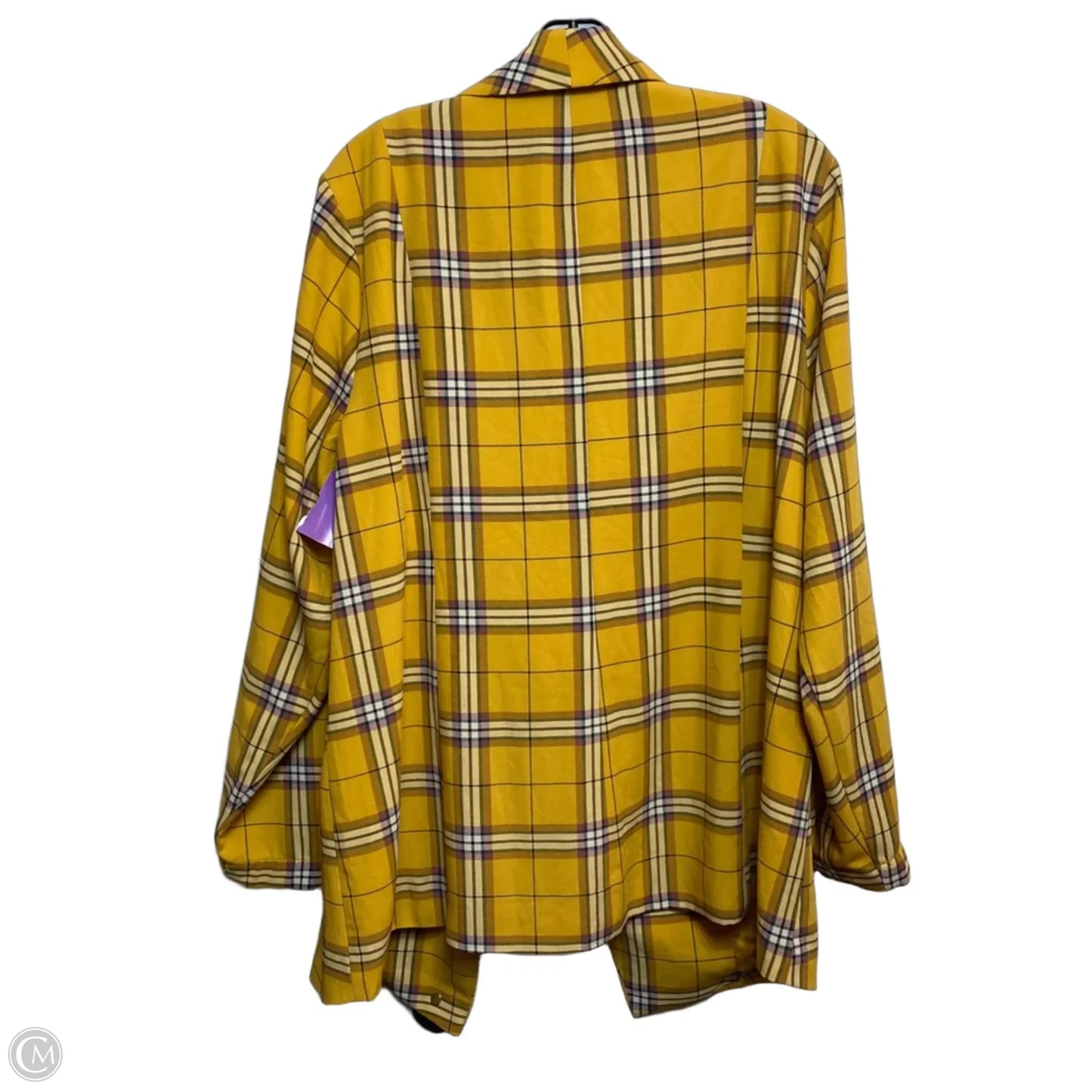 Blazer By Torrid In Yellow, Size: 2x