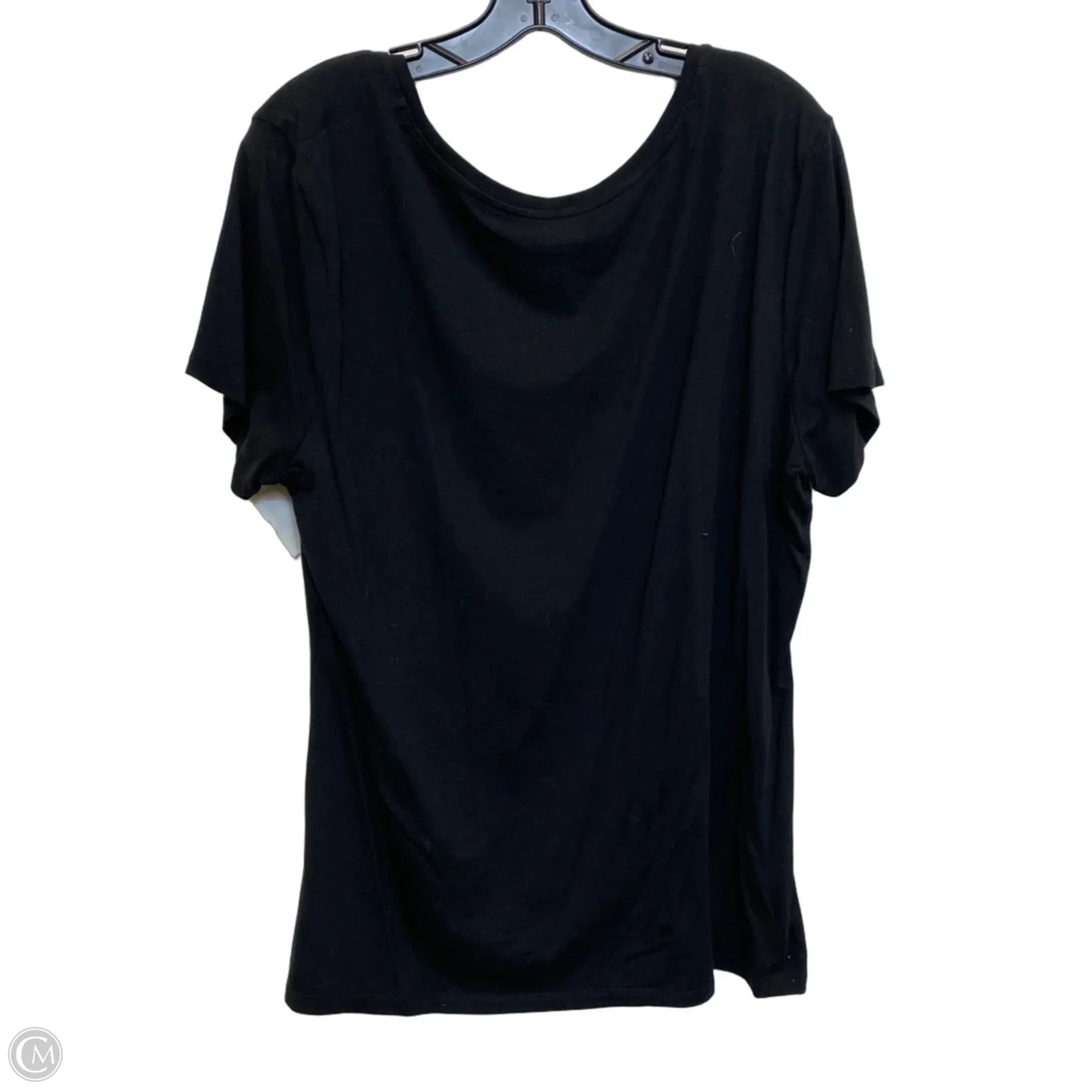Top Short Sleeve By Amazon Essentials In Black, Size: Xxl