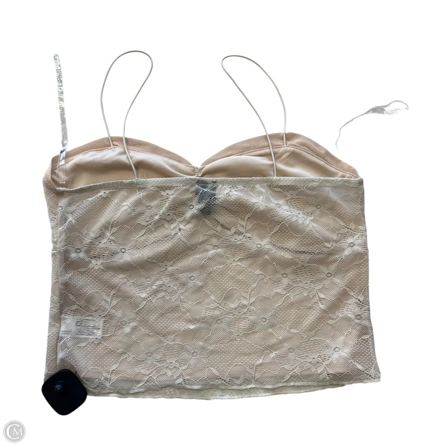 Top Sleeveless By Wild Fable In Tan, Size: M