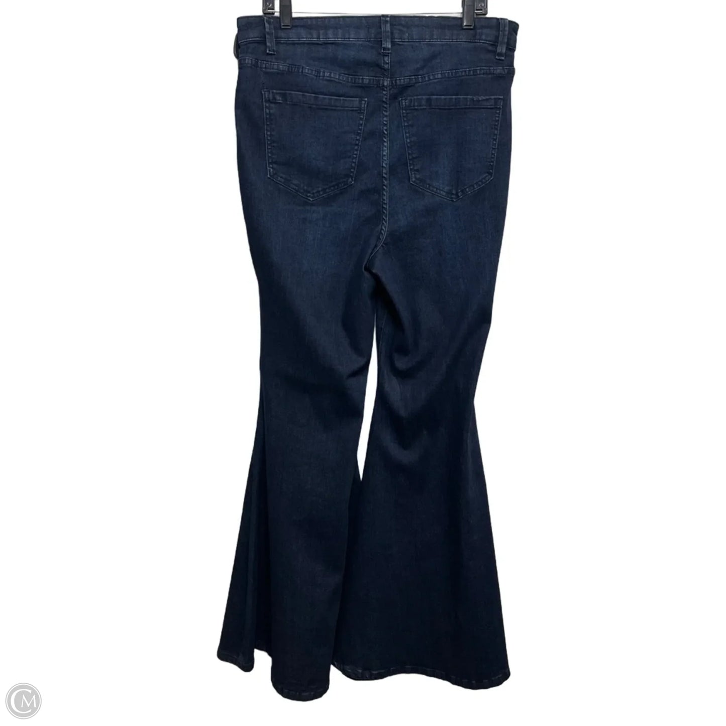 Jeans Flared By Eloquii In Blue Denim, Size: 14