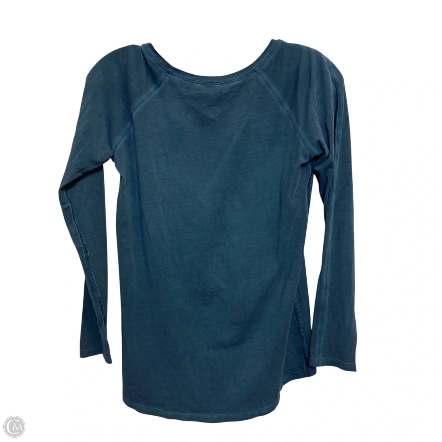 Athletic Top Long Sleeve Designer By Lululemon In Teal, Size: S
