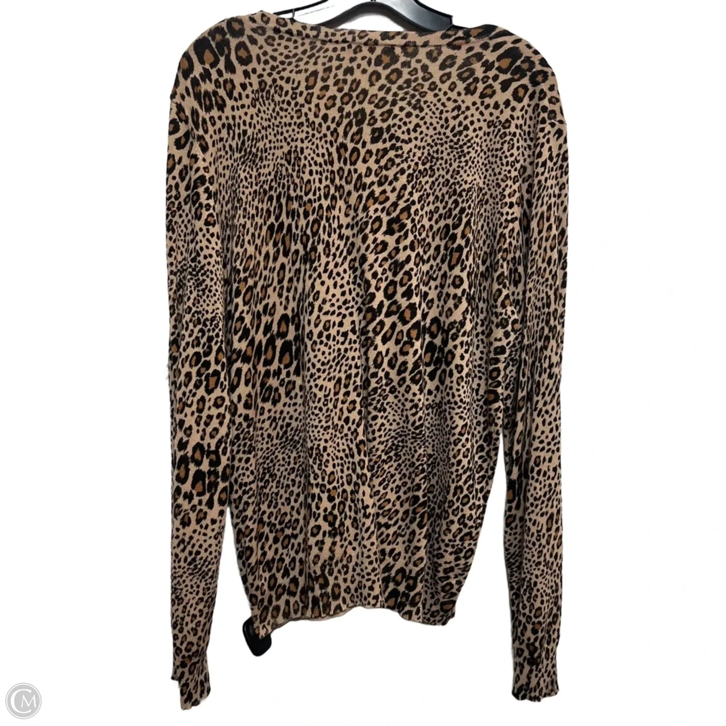 Top Long Sleeve By Time And Tru In Brown, Size: Xxl