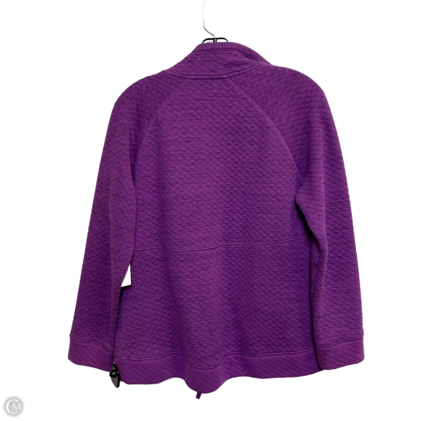 Athletic Jacket By Talbots In Purple, Size: Mp