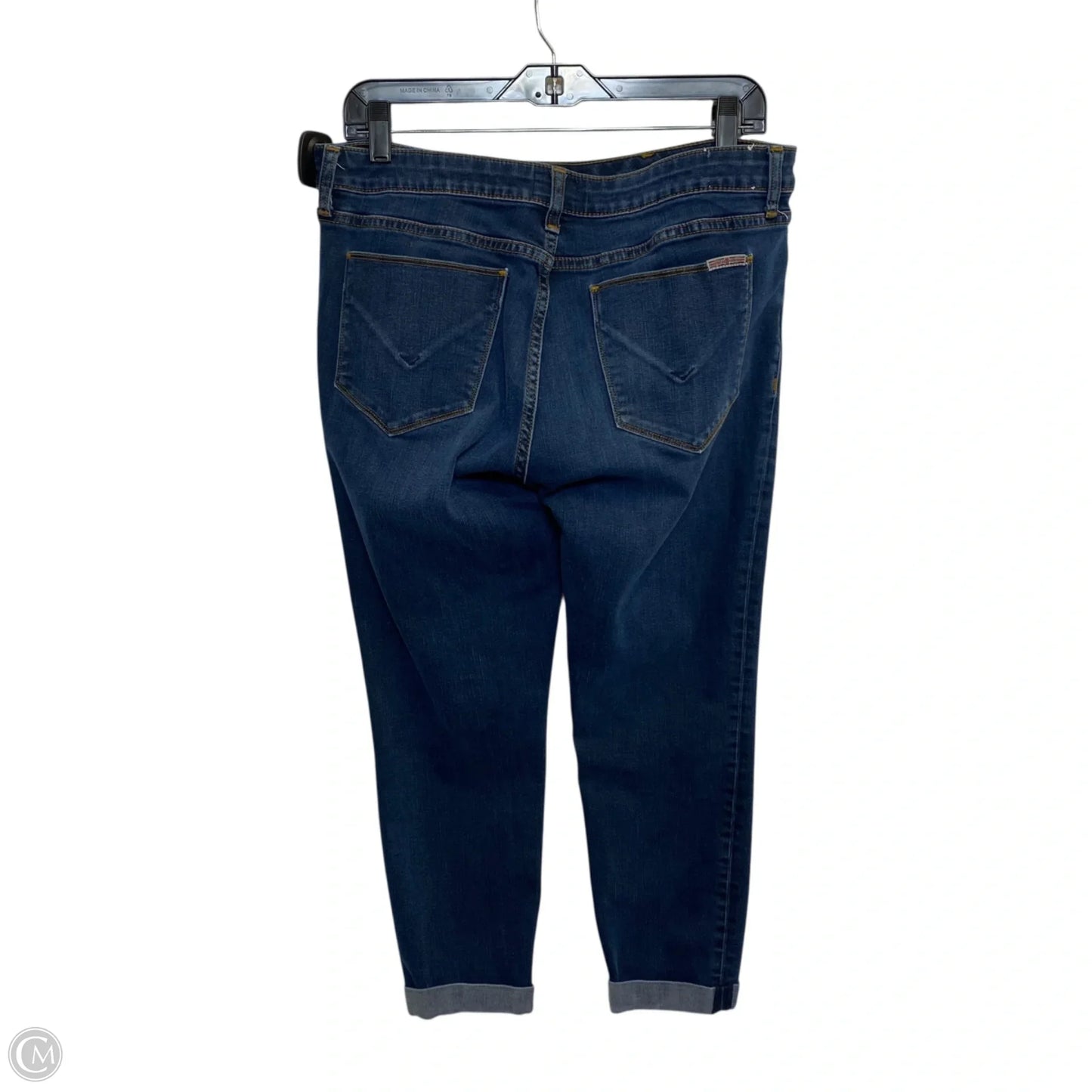 Jeans Designer By Hudson In Blue Denim, Size: 12