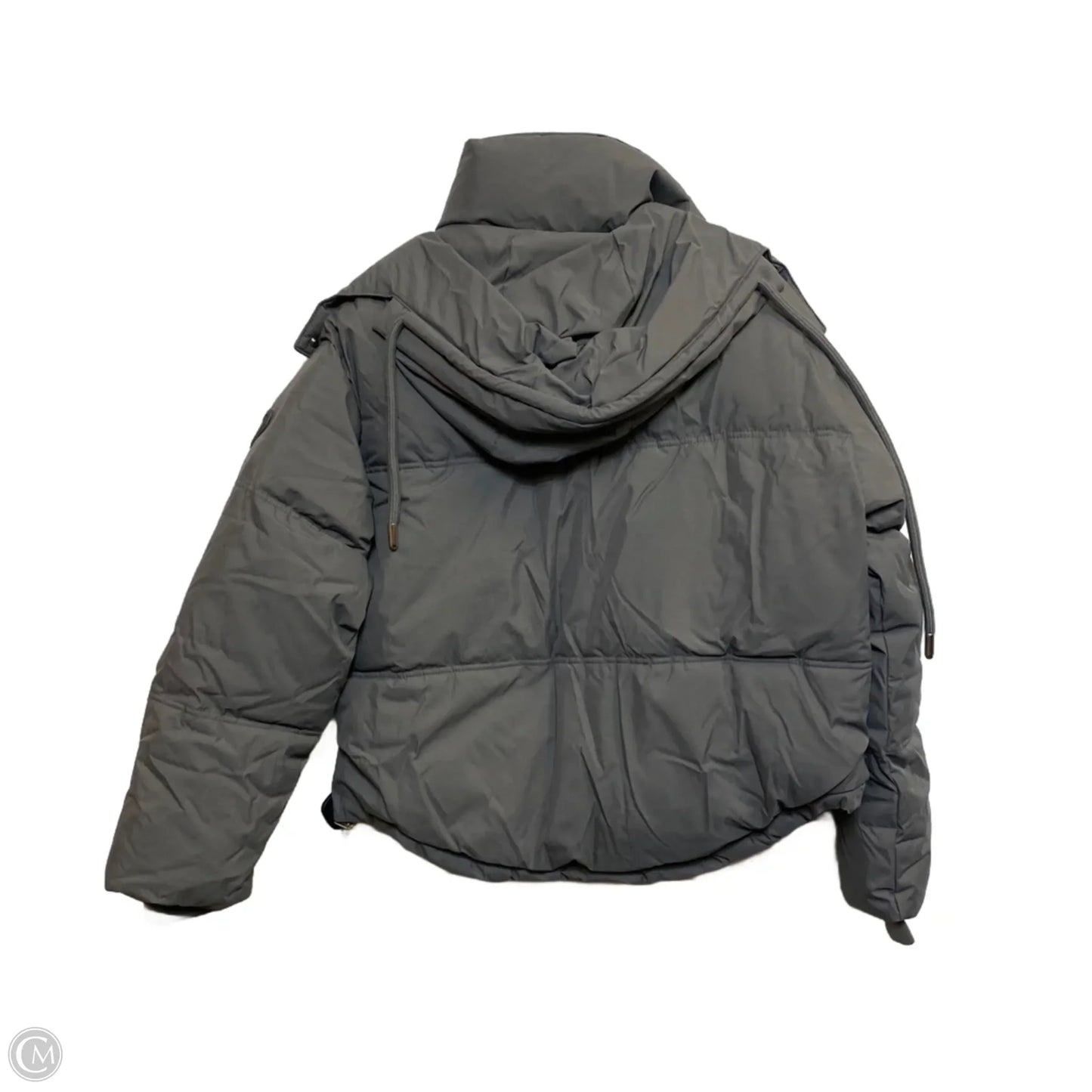 Jacket Puffer & Quilted By Fyyl In Grey, Size: 2x