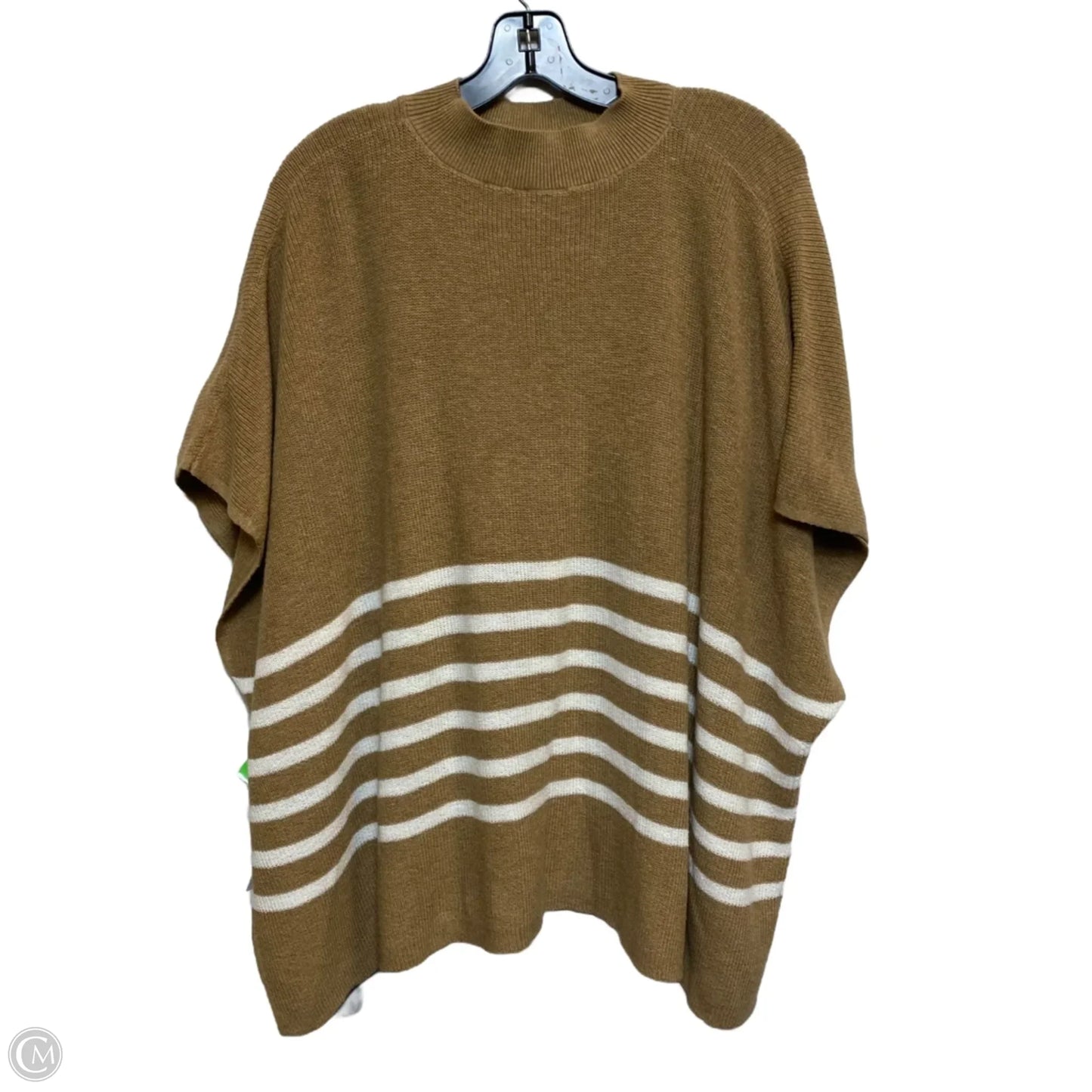 Sweater Short Sleeve By J. Crew In Brown, Size: Osfm