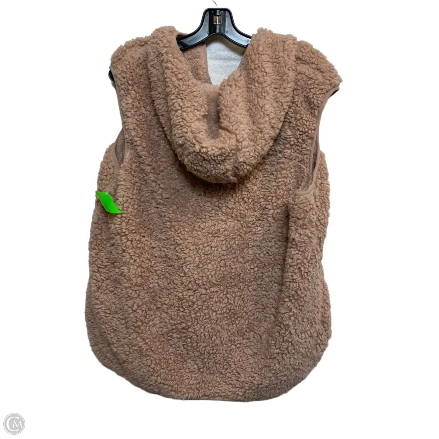 Vest Faux Fur & Sherpa By Weatherproof In Pink, Size: Xxl