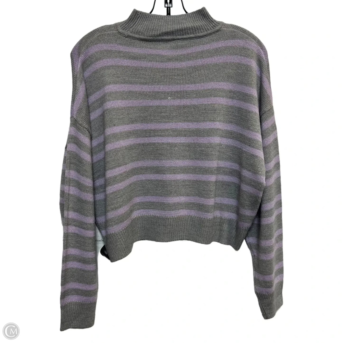 Sweater By Divided In Grey & Purple, Size: M