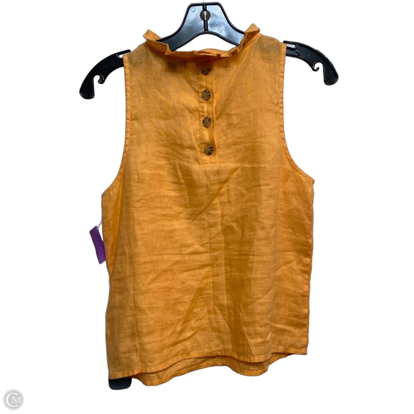 Top Sleeveless By J. Crew In Orange, Size: Xxs