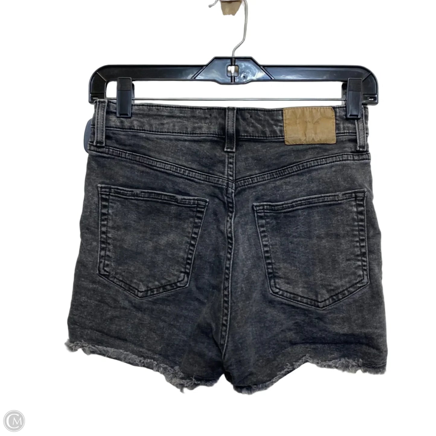 Shorts By H&m In Black Denim, Size: 4