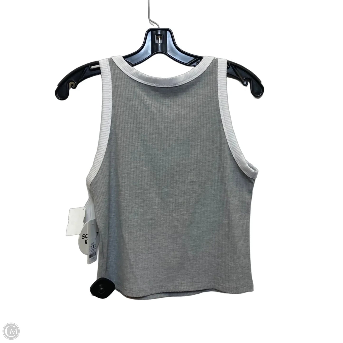 Top Sleeveless Basic By Faded Rose In Grey, Size: L