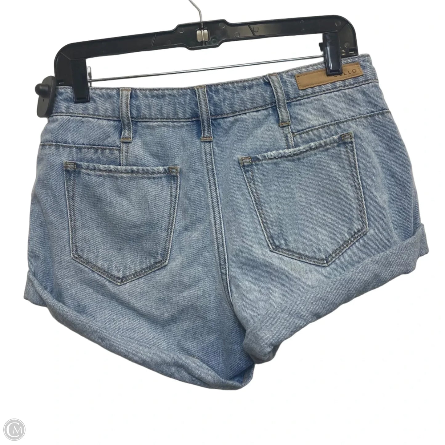 Shorts By Cello In Blue Denim, Size: S