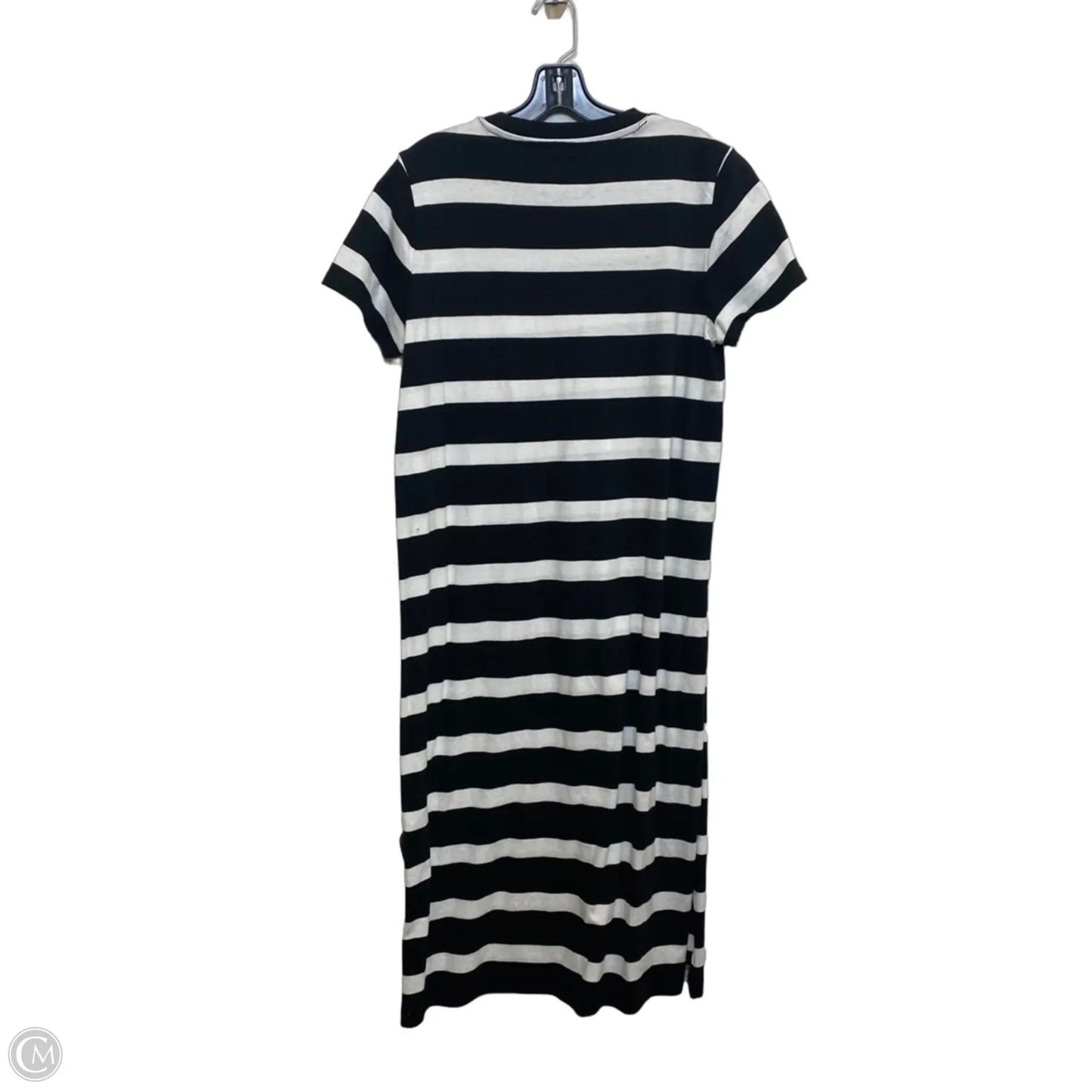 Dress Casual Midi By Time And Tru In Black & White, Size: M