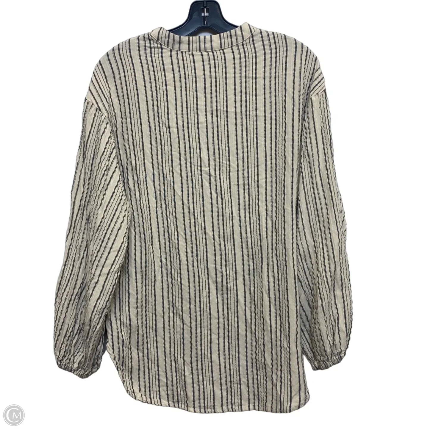 Top Long Sleeve By Free People In Cream, Size: Xs