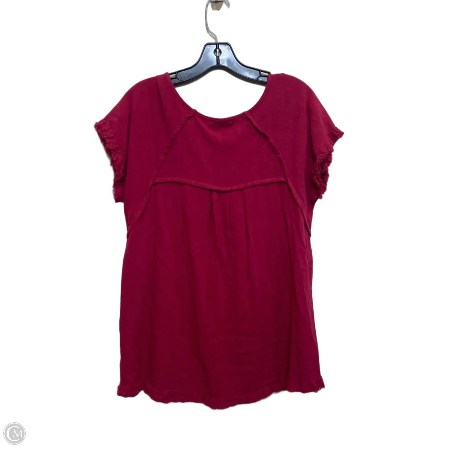Top Short Sleeve By Umgee In Pink, Size: S
