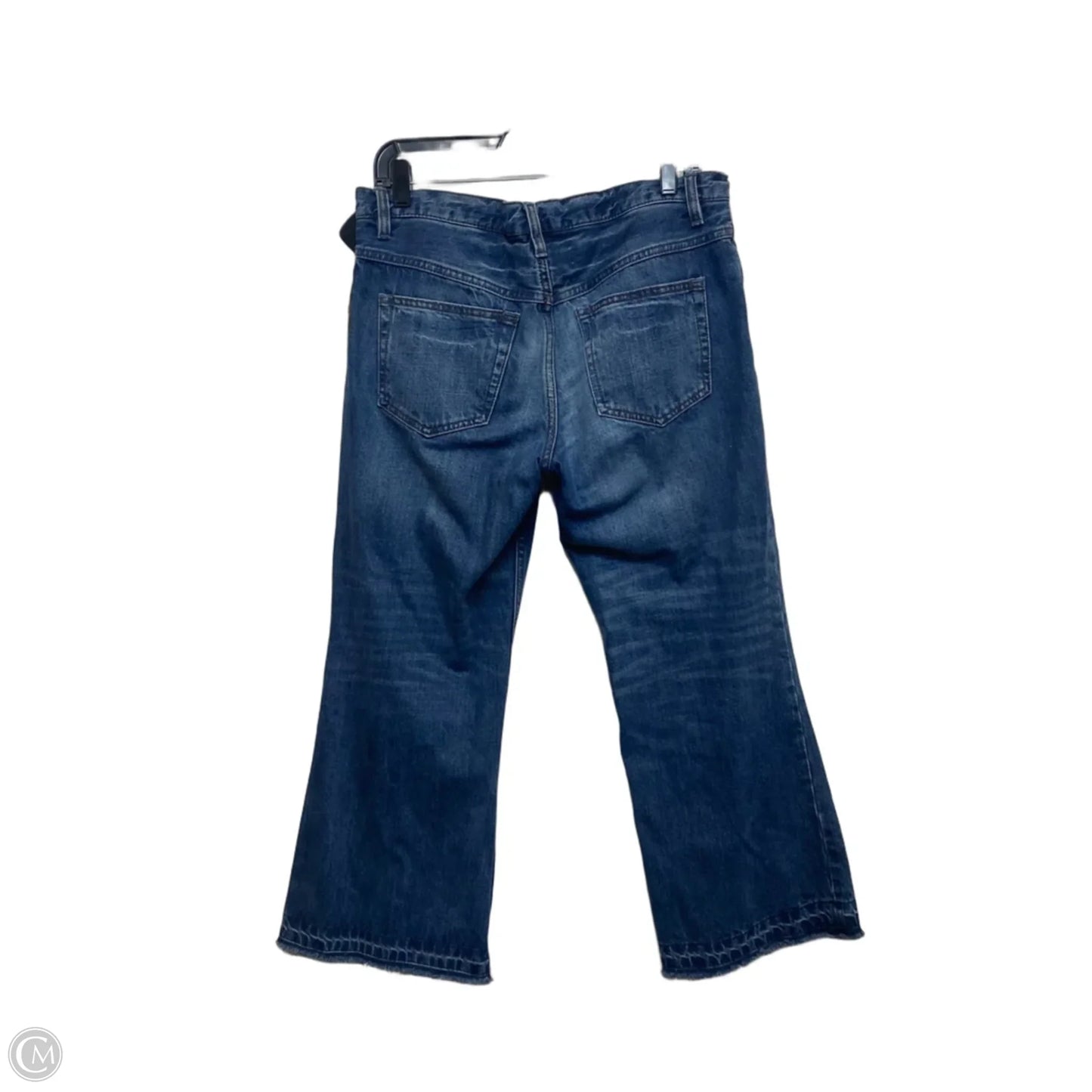Jeans Wide Leg By Free People In Black Denim, Size: 10