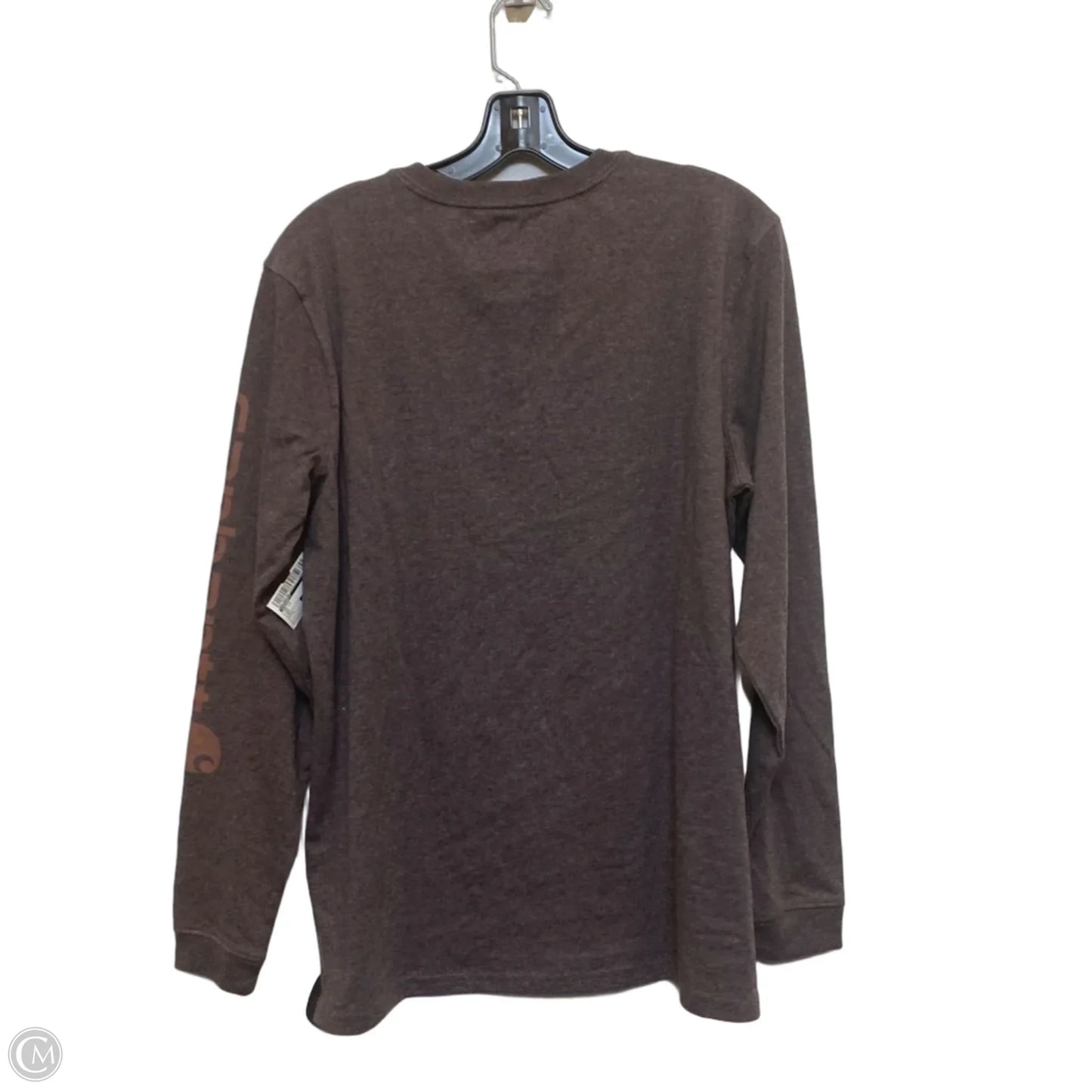 Top Long Sleeve By Carhartt In Red, Size: L