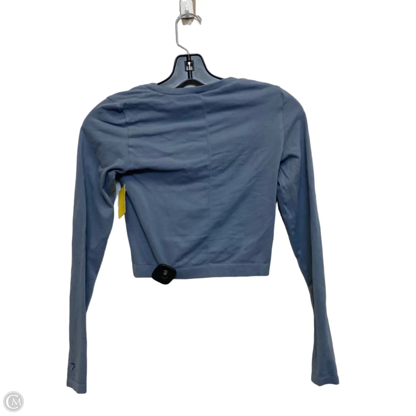 Athletic Top Long Sleeve Crewneck By Gym Shark In Blue, Size: Xs
