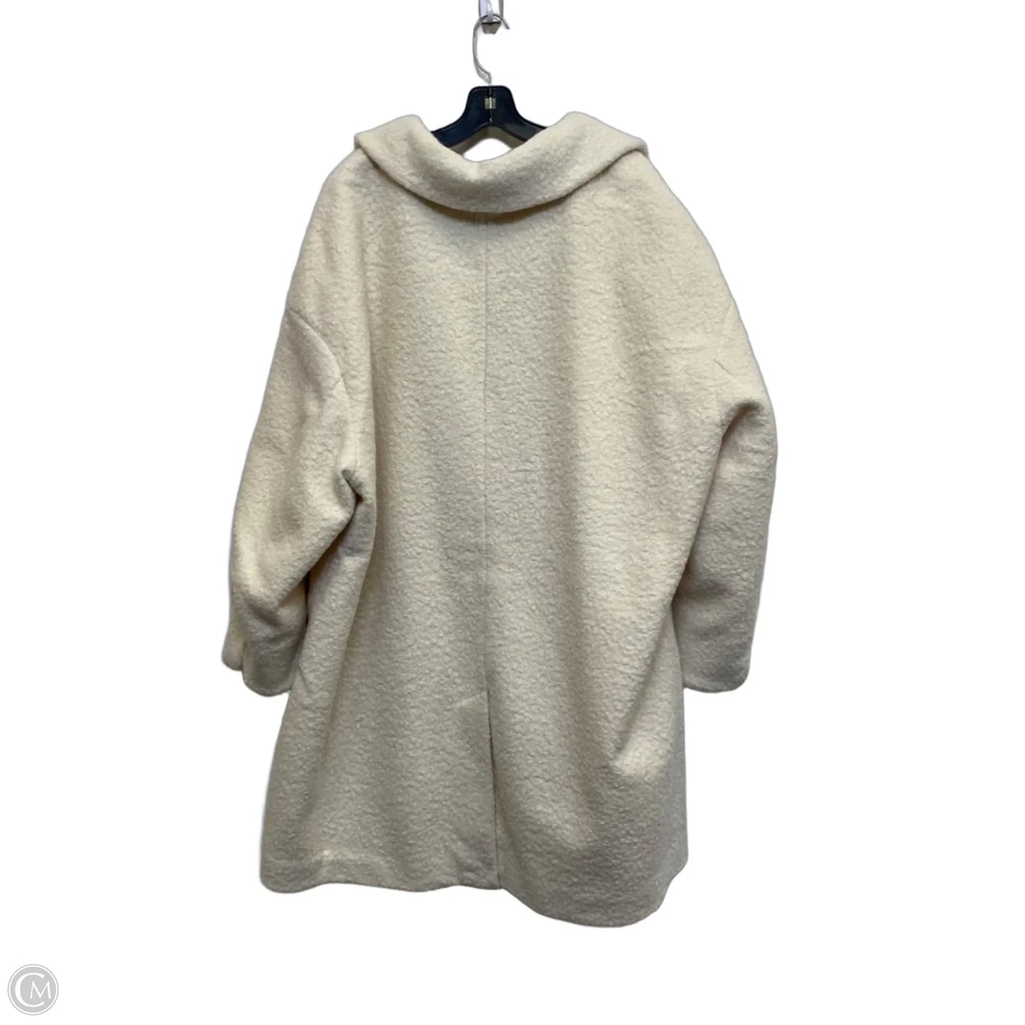 Coat Peacoat By London Fog In Cream, Size: 3x