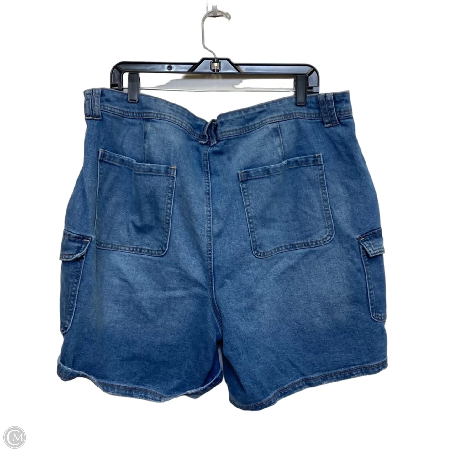 Shorts By Cato In Blue Denim, Size: 20