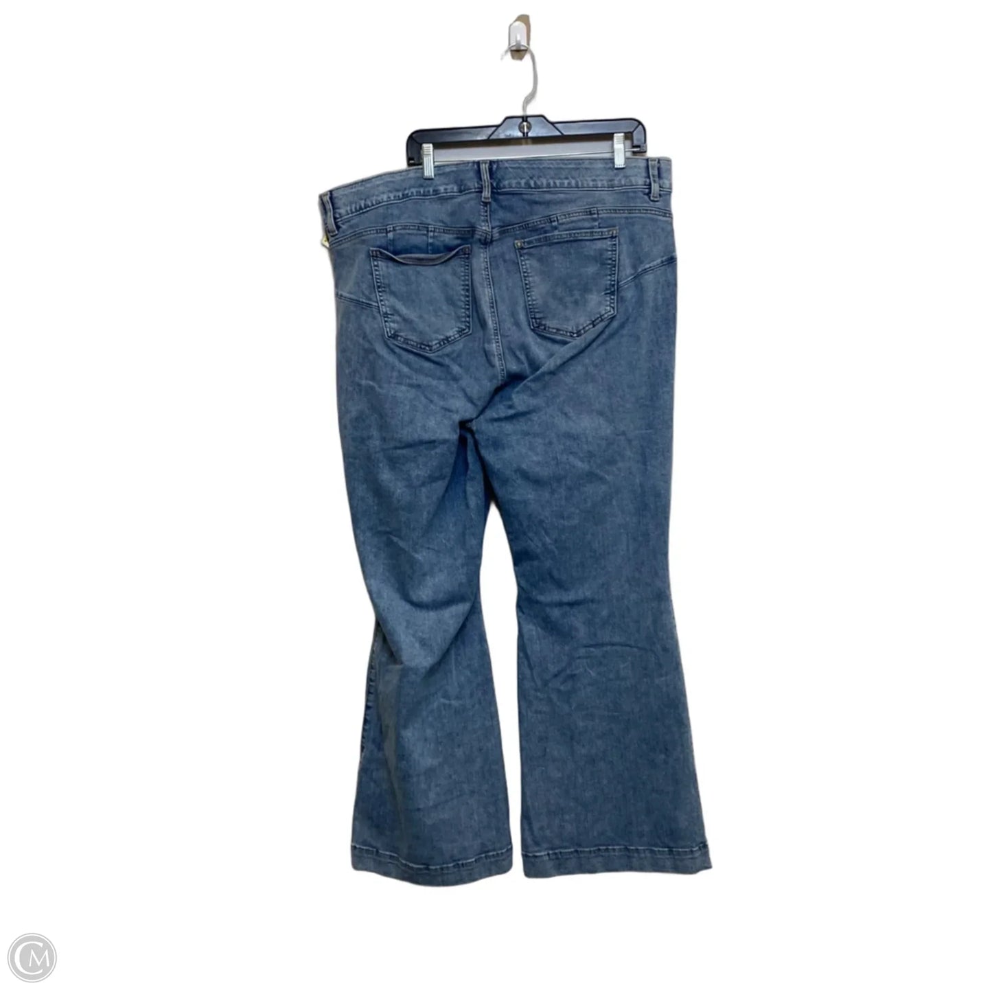 Jeans Flared By Torrid In Blue Denim, Size: 22